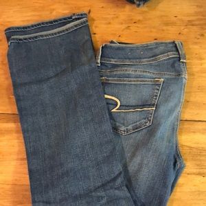 American Eagle kick boot jeans, lightly worn